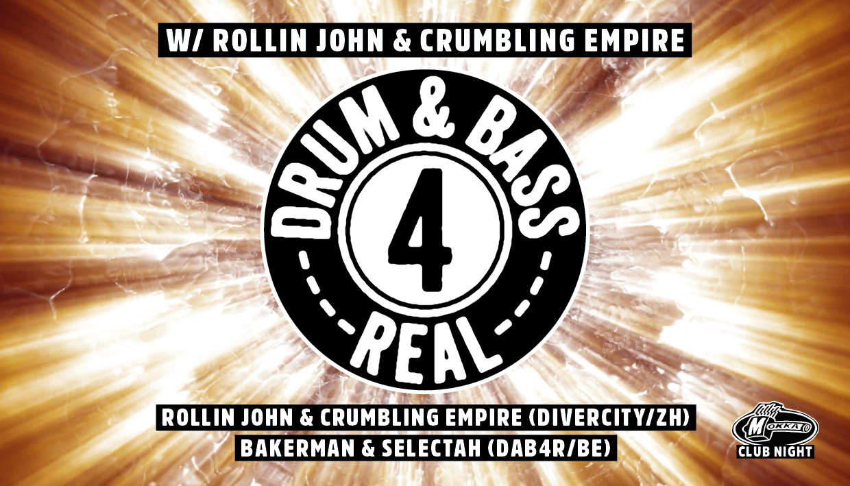 DRUM AND BASS W/ ROLLIN JOHN & CRUMBLING EMPIRE